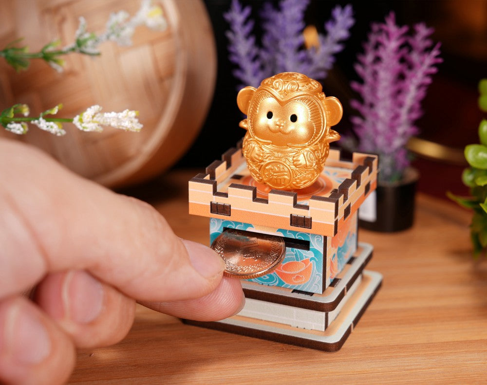 Auspicious Monkey - Zodiac Wealth Guardian Series: Year of the Monkey (1932, 1944, 1956, 1968, 1980, 1992, 2004, 2016, 2028)