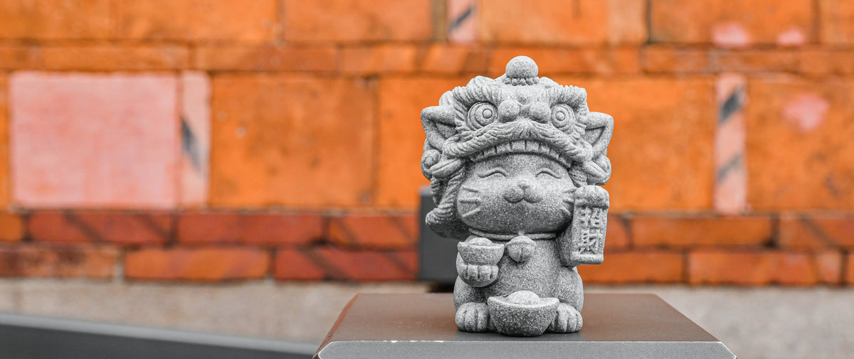 Lucky the Lion-Dance Cat