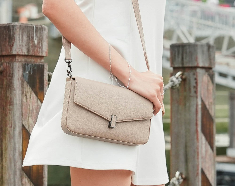 Nomi Bag - Japanese Vegan Leather in Beige