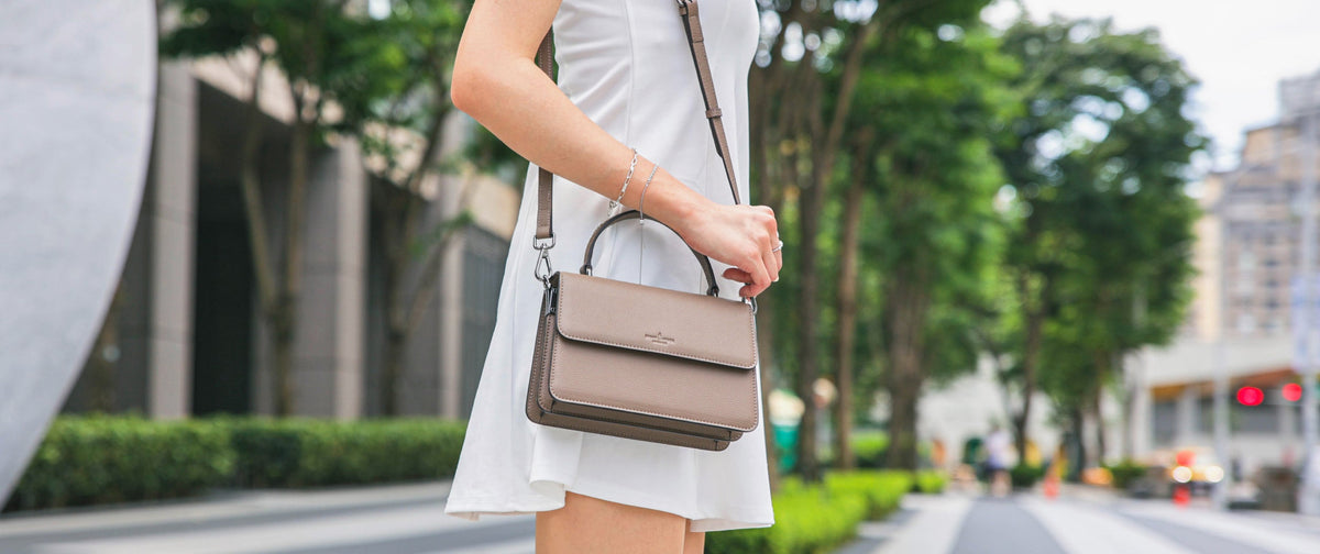 Arc Convertible Satchel - Khaki