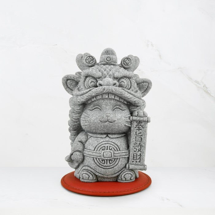 Welcome Wealth Lion-Dance Cat