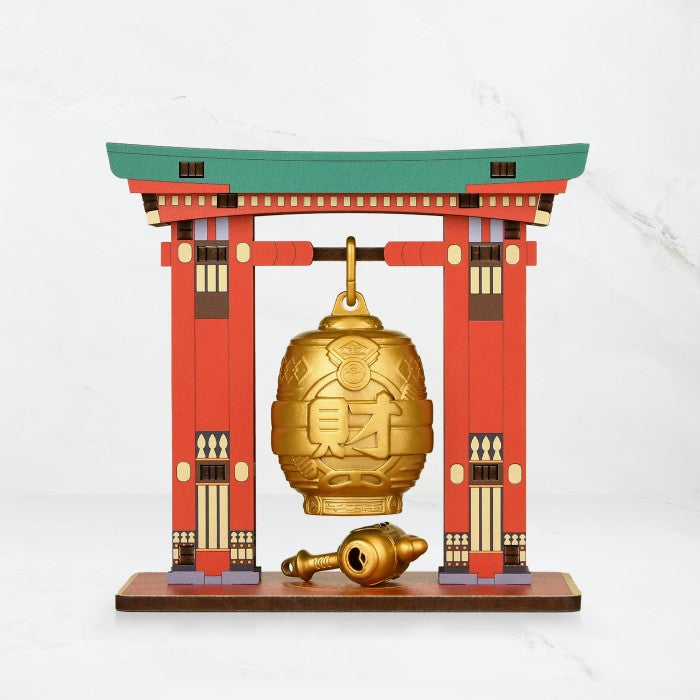 Prosperity Bell and Hammer Tabletop Figurine: Attract Wealth and Good Fortune