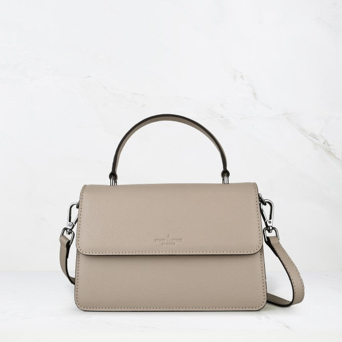 Arc Convertible Satchel - Beige