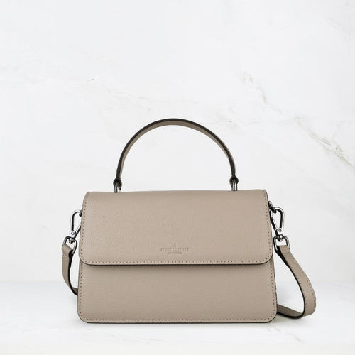 Arc Convertible Satchel - Beige