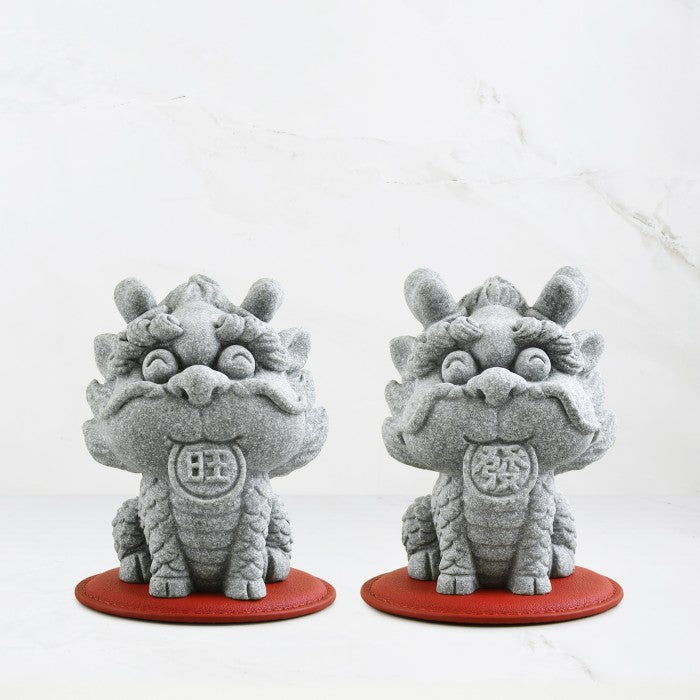WongFa Miniature Qilin Stone Figurines