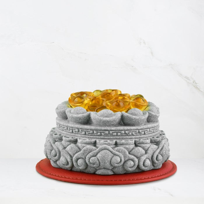 Bustling Treasure-Gathering Basin for Good Feng Shui