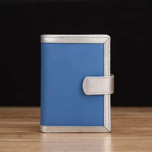 Sky Blue Saffiano Leather