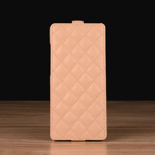 Down Flip Quilted Leather Case