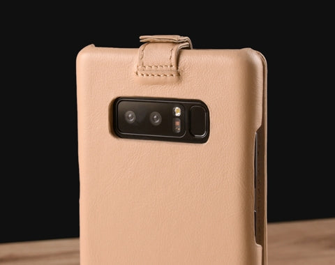 Down Flip Quilted Leather Case
